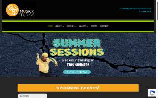 Musick Studios website
