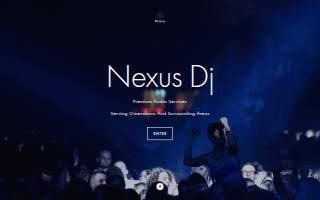 Nexus Mobile Dj website