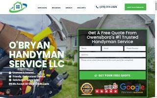 OBryan Handyman Service LLC website