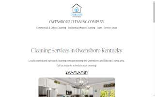 Owensboro Cleaning website