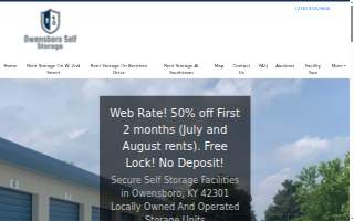 Owensboro Self Storage website