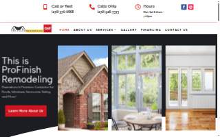 ProFinish Remodeling website