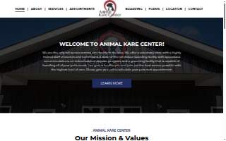 Animal Kare Center website