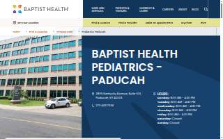 Baptist Health Medical Group Pediatrics website