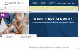 Baptist Health Paducah Home Care website