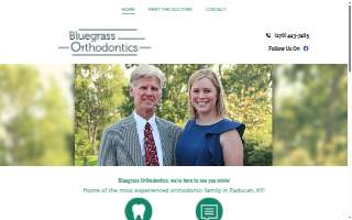 Bluegrass Orthodontics website