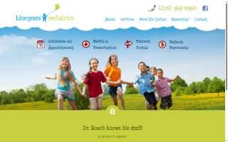 Bluegrass Pediatrics website