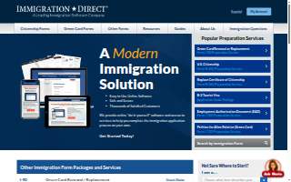 Citizenship & Immigration Law Firm website