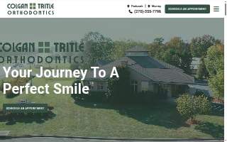 Colgan & Tritle Orthodontics - Paducah website