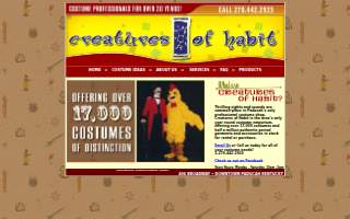 Creatures of Habit website