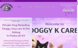 Doggy K Care Pet Sitter website