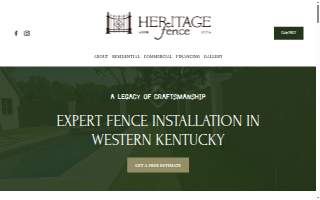 Heritage Fence, Inc. website