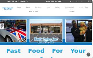Kwik Lube Inc - Lone Oak website