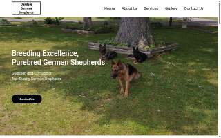Oakdale German Shepherds website