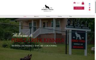 Pebble Creek Kennels website