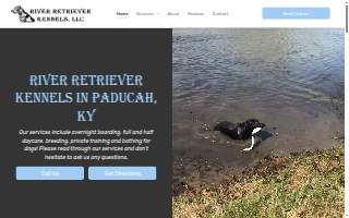 River Retriever Kennels, LLC of Paducah website