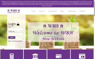 WBH FCU website