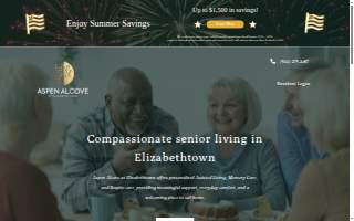 Aspen Alcove at Elizabethtown website