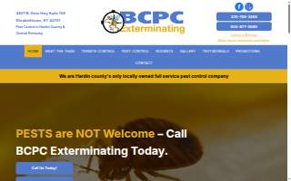 BCPC Exterminating Inc. website