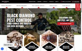 Black Diamond Pest Control of Radcliff website