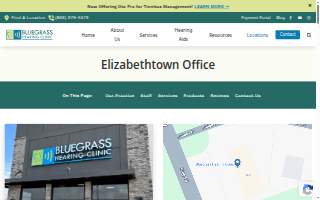 Bluegrass Hearing Clinic of Radcliff website