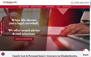 Caleb Bland Law, PLLC website