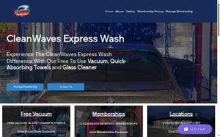 CleanWaves Express Elizabethtown website
