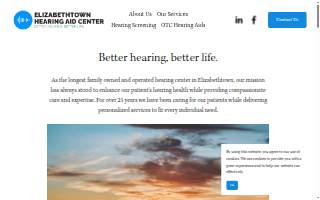 Elizabethtown Hearing Aid Center website