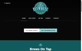 Flywheel Brewing website