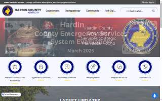 Hardin County Septic Services website