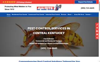 All-Rite Pest Control of Richmond website