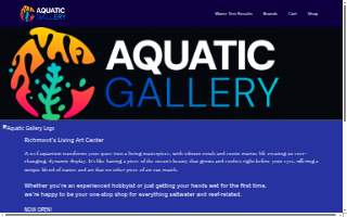 Aquatic Gallery website