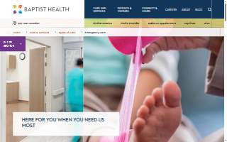 Baptist Health Richmond Emergency Care website