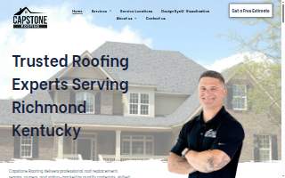 Capstone Roofing KY website