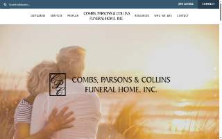 Combs, Parsons and Collins Funeral Home Inc website