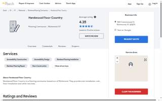 Hardwood Floor Country website