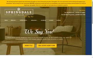 Springdale Title of Fort Thomas website