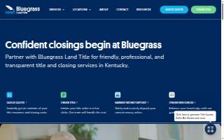 Bluegrass Land Title, LLC website