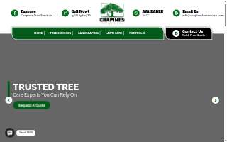 Chapines Tree Service website