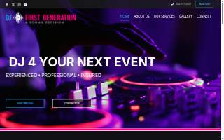 DJ First Generation website