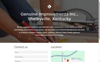 Genuine Improvements Inc. website