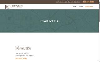 Hartman Spatial Data Consulting, LLC website