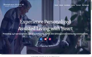 Hometown Manor Assisted Living Memory Care website