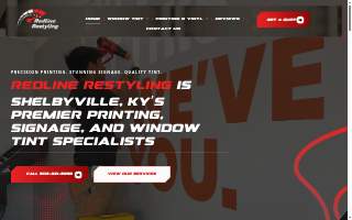 Redline Restyling website