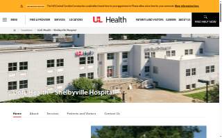 UofL Health – Shelbyville Hospital website