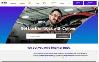 Caliber Collision of Shepherdsville website