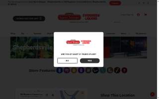 Cox's Spirit Shoppe of Shepherdsville website