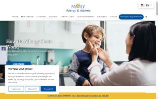 Family Allergy & Asthma - Shepherdsville website
