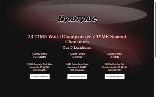 Gymtyme South website