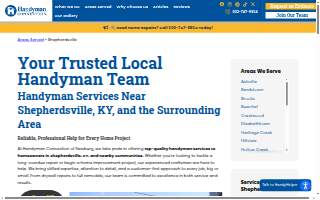 Handyman Connection of Newburg website